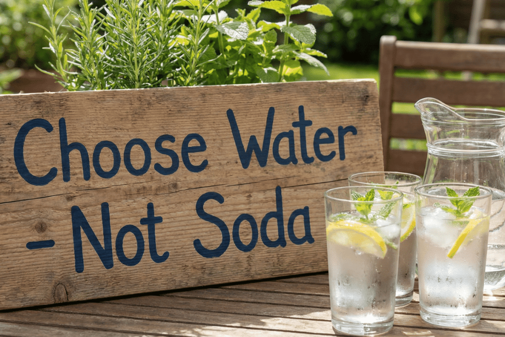 Drink Water Not Soda 