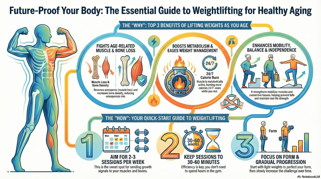 Graceful Aging Requires Heavy Lifting.