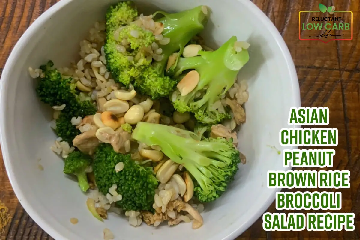 Asian Chicken Peanut Brown Rice Broccoli Salad Recipe