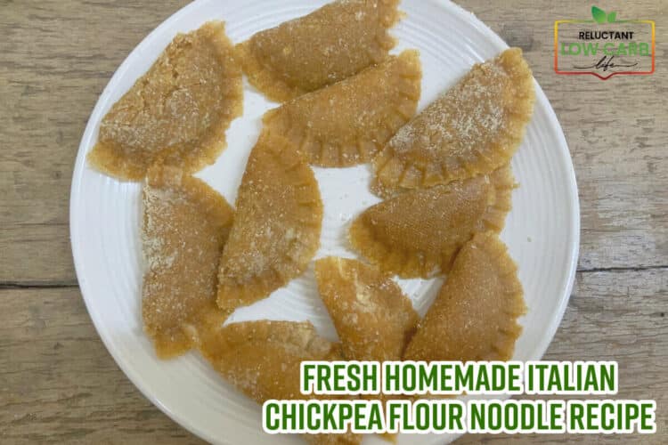 Fresh Homemade Italian Chickpea Flour Noodle Recipe Reluctant Low