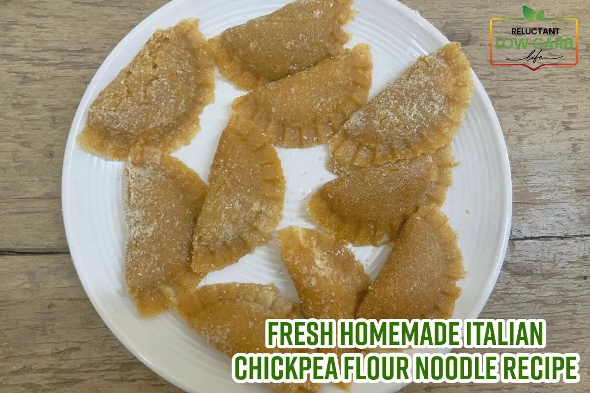Fresh Homemade Italian Chickpea Flour Noodle Recipe