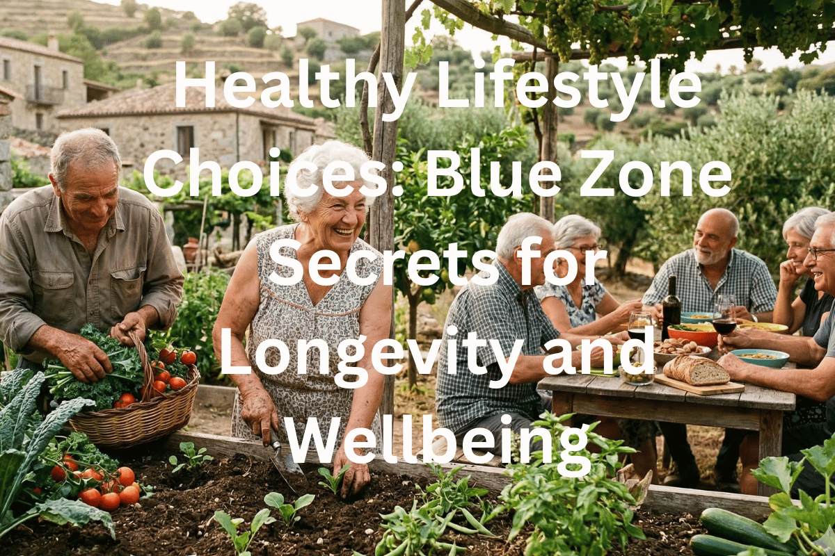 Healthy Lifestyle Choices: Blue Zone Secrets for Longevity and Wellbeing